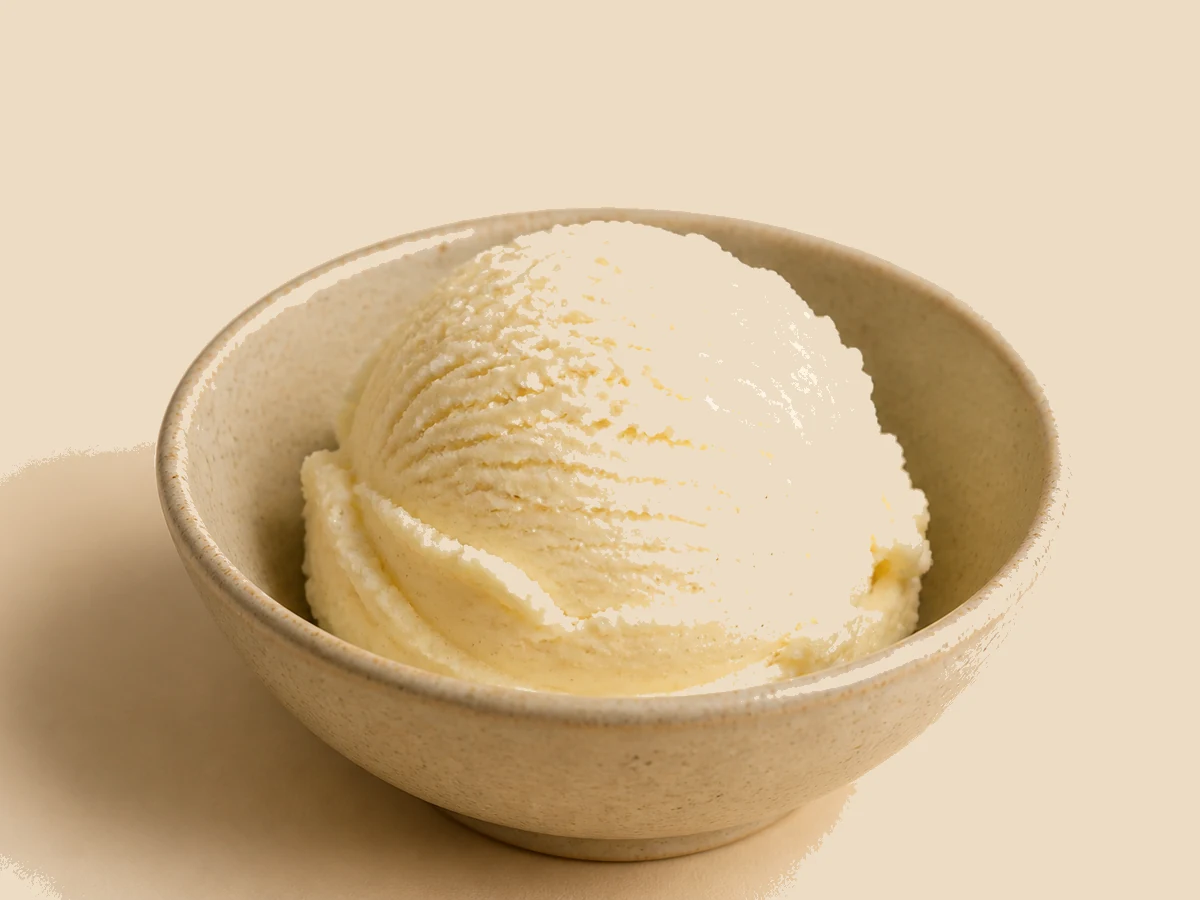 Glace à la vanille