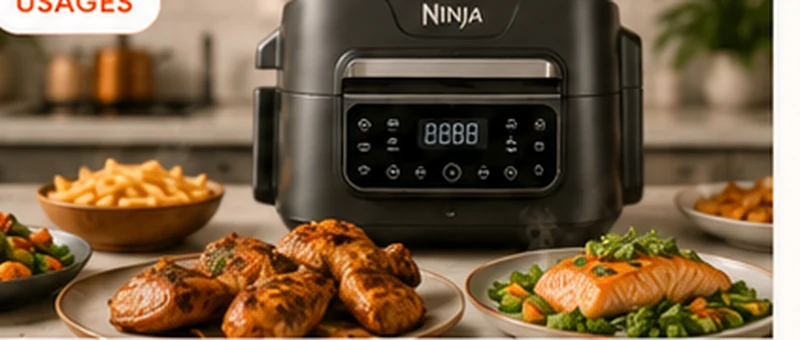 Ninja Combi avec plusieurs plats cuisinés