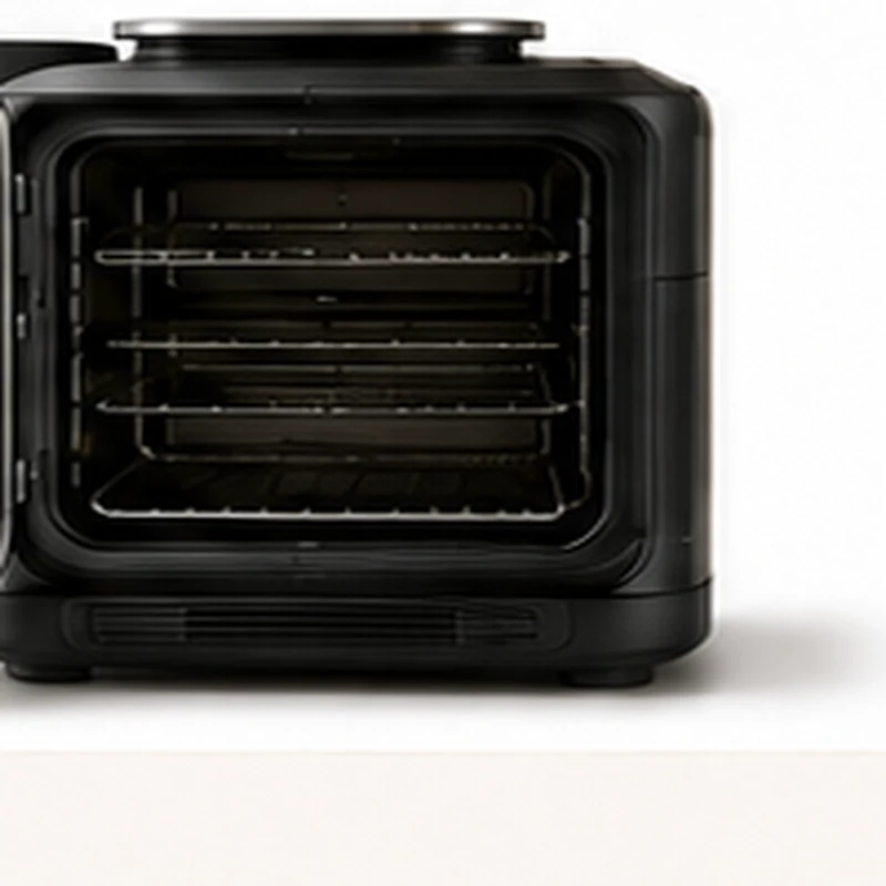 Ninja Combi ouvert avec plusieurs niveaux de cuisson