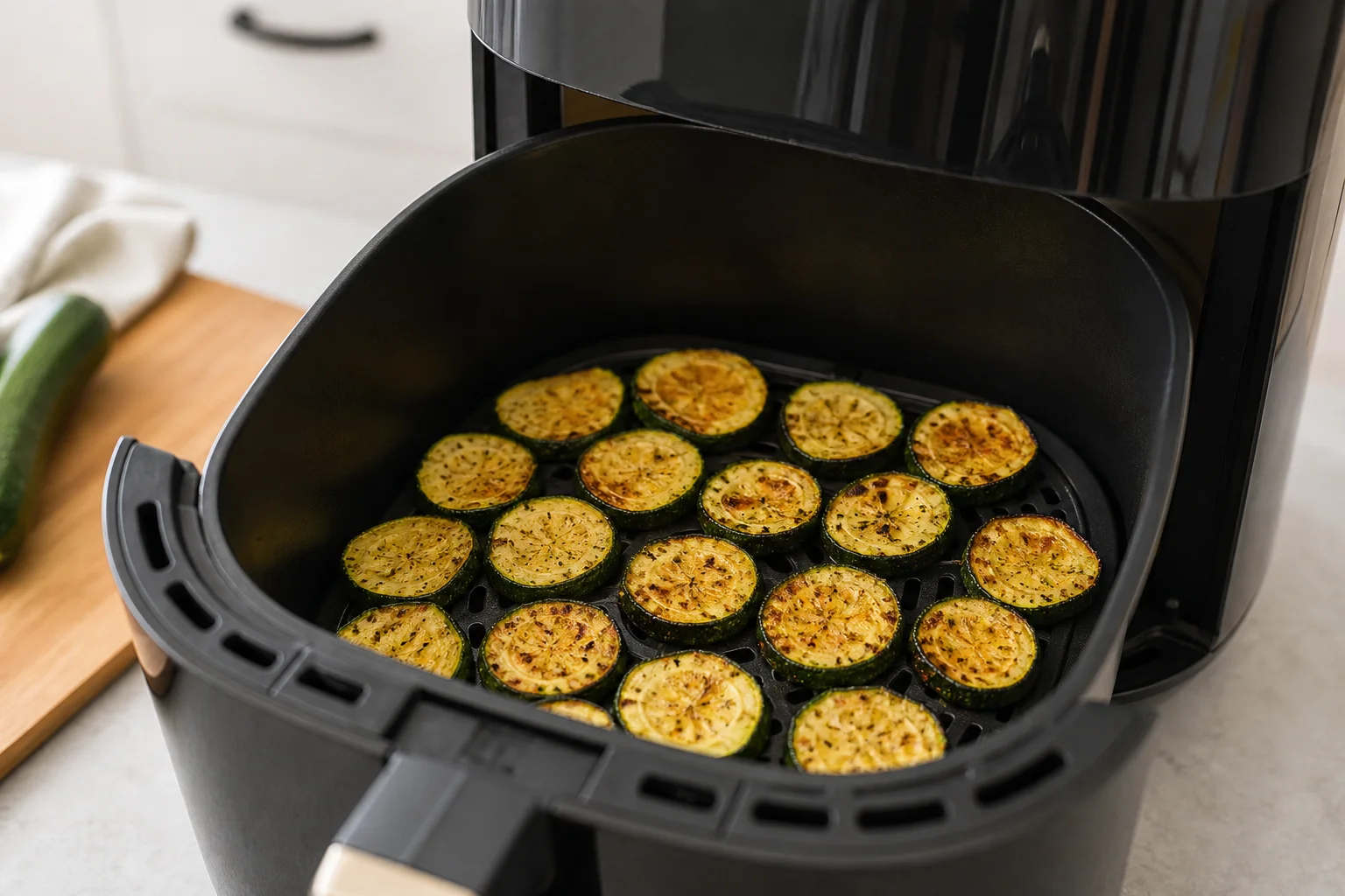 Courgettes en cuisson