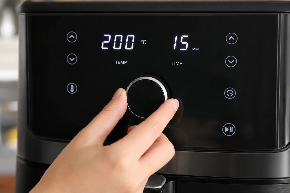Réglage de la température sur un Air Fryer à 200 degrés